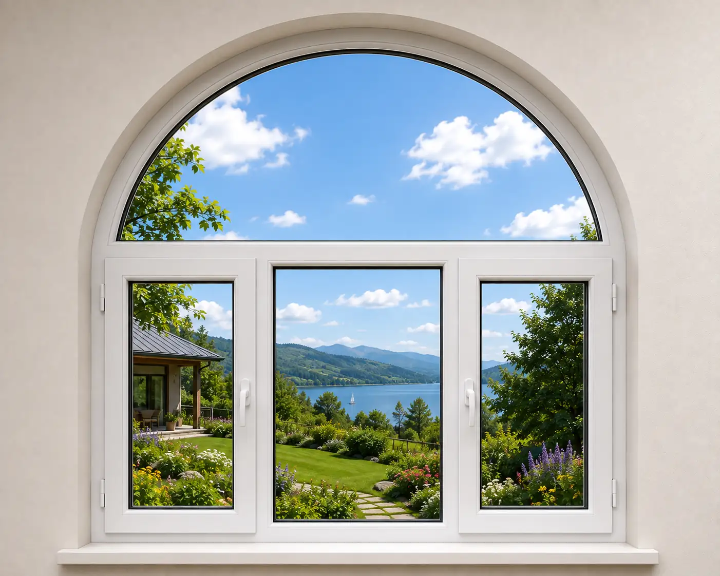 Arched Casement Window